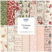 A fabric collage featuring pink themed christmas fabric from the collection Christmas Magic from Blank Quilting Corporation. 