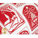 A super close up of the fabric on the back of the pillow.