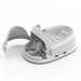 The iron rest, demonstrating easy charging cord storage.