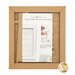 The unfinished Spring Comes Again Shiplap Frame Cross Stitch Display and instructions.