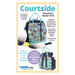 Cover of the Courtside pattern with a photo of the finished backpack displayed with rackets and how they fit inside.