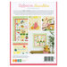 Image of the back cover of the Sippin' on Sunshine quilt pattern, showcasing colorful quilt designs and project details.
