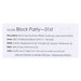 Back of the pattern listing project specifications and requirements.