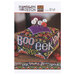 The front of the 31st - Block Party cross stitch pattern showing the completed project staged with coordinating decor.