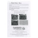 Back of the pattern listing project specifications and requirements.