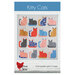 The front of the Kitty Cats quilt pattern by Cluck Cluck Sew, featuring a patchwork cat design.