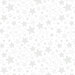 A gray on white fabric tossed with stars.