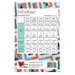 The back of the Windows quilt pattern showing finished sizes and fabric requirements