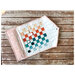Checkered pattern and pouch pattern for hand-made family games.