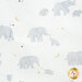 A super close up on the main elephant fabric for the receiving blanket. 