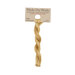 A skein of sand embroidery floss, twisted and bundled, with a tan label featuring the brand name and color information.