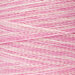 A pink and cream swatch of Weeks Dye Works floss.