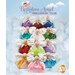 All twelve Birthstone Angels, arranged in rows of three against a cloudy light blue background.