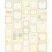 Cream fabric panel with various labels featuring phrases that include "Quilted With Love" and "Handmade".