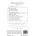 Back cover of Shooting Star quilt pattern, displaying fabric requirements and design details.