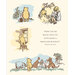 Soft yellow fabric panel with multiple iconic Winnie the Pooh scenes paired with the heartfelt quote, “How can so much love fit into such a smallish bundle?”