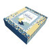 Colorful gift box decorated with clouds and a moon, featuring the text I Love You to the Moon and Back.