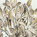An 8x8 scan of the panel showing details on the hand drawn flower. 