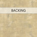 A tan fabric with a tonal and gray grunge texture overlay; a transparent banner at the top reads "Backing."