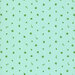Light mint fabric with scattered trees, dots, diamonds, stars, and candy canes in green.