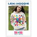 The front of the Lexi Hoodie pattern, featuring the finished jacket displayed by a model.