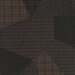 Brown and black fabric in varying styles and shades with many different patterns of flannel and dots. 