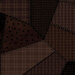 Brown and black fabric in varying styles and shades with many different patterns of flannel and dots. 