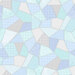 White, blue, and pastel fabric in varying styles and shades with many different patterns of flannel and dots. 