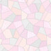 Pink and pastel fabric in varying styles and shades with many different patterns of flannel and dots. 