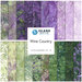 A square collage of the Wine Country fabrics in hues of green, white, and purple.
