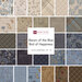 A fabric collage featuring rustic blue fabrics from the Return of the Bird of Happiness collection by Henry Glass. 