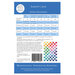 The back of the Scrappy Love pattern listing fabric requirements. 
