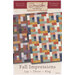 Cover of Fall Impressions quilt pattern featuring two quilt designs in warm autumn colors.