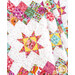 A close up image of the quilt, showing how the fabric drapes. 