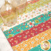 The completed drying mat set next to a sink with two wine glasses.
