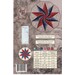 The back of the Stargello pattern, showcasing the required materials.