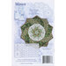 The back of the Woven pattern, showcasing the different sizes for the topper and listing required materials and tools.