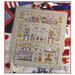 The completed project staged with coordinating patriotic décor.