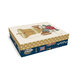 Decorative gift box featuring a Liberty Bell illustration and floral design, with patriotic motifs.