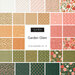 A fabric collage featuring fresh floral fabrics from the Garden Glam collection.