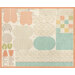 Panel fabric featuring the project bunny and basket cut outs.