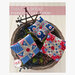 Front image of the That's A Wrap Patriotic Collection pattern featuring the finished cross stitch projects.