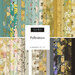 A spiral college of bee themed fabric from the Pollinators collection by Moda Fabrics. 