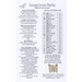 The back of the pattern listing floss requirements and pattern information. 