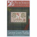 The front of the pattern with the completed pattern finished and framed.