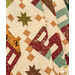 A close up on the draped quilt, demonstrating flow and form of the project.