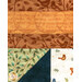 A super close up on the patchwork, capturing fabric print, color, and top quilting details.