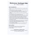Back of pattern listing floss requirements and pattern information.