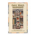 The front of the Fall Wall Hanging pattern, featuring the completed design staged on a shelf surrounded by coordinating décor.