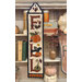 The completed project staged on a shelf with coordinating fall décor.